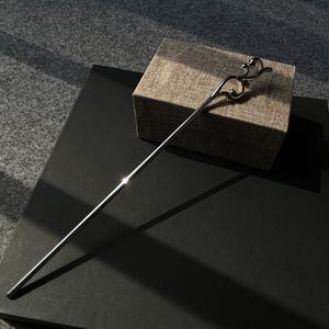 Pasador de <span class=keywords><strong>Pelo</strong></span> Vintage Plateado de Metal Estilo Chino, Simple y Hermoso, Pasador de <span class=keywords><strong>Pelo</strong></span> para Mujer, Accesorios para el Cabello Buyao - Product Image 4