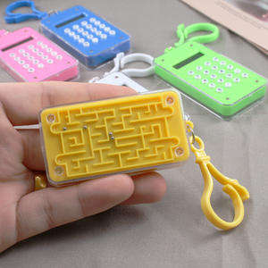 Mini calculadora para estudiantes, 70mm x 40mm, pantalla de 8 dígitos, llavero, ordenador portátil de mano, alimentado por batería - Product Image 5
