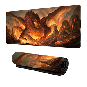 Tapis de souris personnalisé sur le thème de l'anime des dinosaures, surface lisse en caoutchouc, tapis de souris de jeu pour les joueurs - Product Image 1