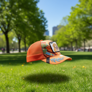 Cappello Trucker Bonnie con Ricamo Animale, Tessuto a Rete, 6 Pannelli, Unisex, Stile Street Casual, Primavera Estate, 58-63Cm - Product Image 2