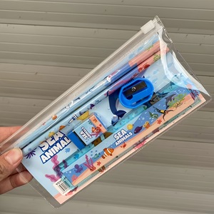 Juego <span class=keywords><strong>de</strong></span> Papelería para Estudiantes a Precio Económico con Borrador y Sacapuntas, Juego <span class=keywords><strong>de</strong></span> Regalo Escolar <span class=keywords><strong>de</strong></span> Dibujos Animados, Bolsa con Cierre <span class=keywords><strong>de</strong></span> PVC, Juego <span class=keywords><strong>de</strong></span> Lápices Bonitos - Product Image 3