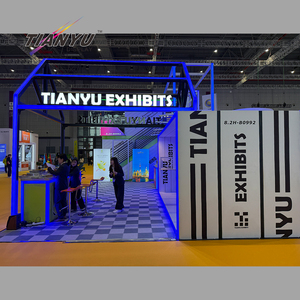 Led-Tích hợp nhôm hồ sơ dễ dàng Trung Quốc EXPO Modular kỹ thuật số sáng gian hàng Triển Lãm Đứng với màn hình LED - Product Image 2