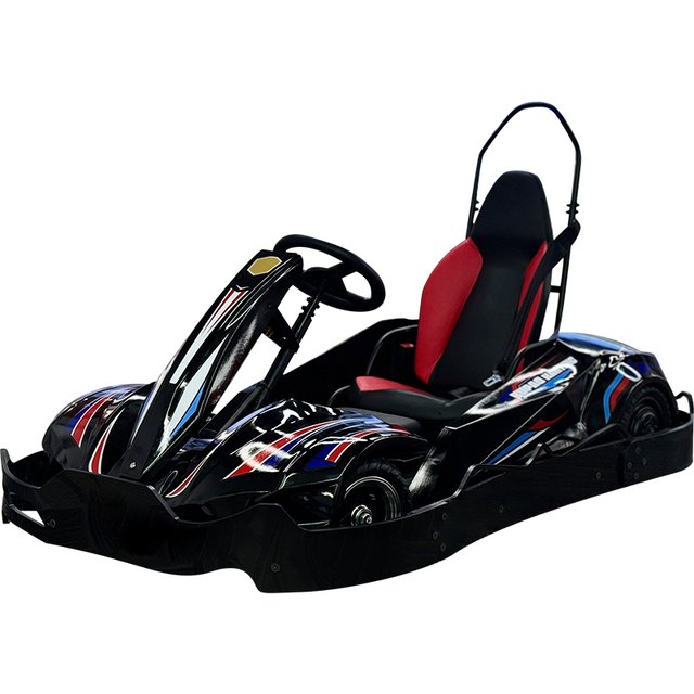 New Sports Style Amusement Themed Park Electric Karting Battery Racing Go Kart for Children and Adults for Sale