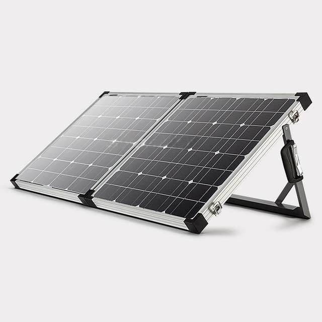 12v(18v) 160w Mono Portable Charger Foldable Solar Cells 12v Solar Panel for Caravan Camping Power Usb Charger Kit