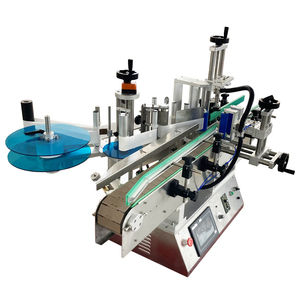 Desktop Auto Round Bottle Double-sided Labeling <b>Machine</b> for Glass <b>Plastic</b> Craft Beer Jar Barrel with Date TTO Printer - Product Image 4