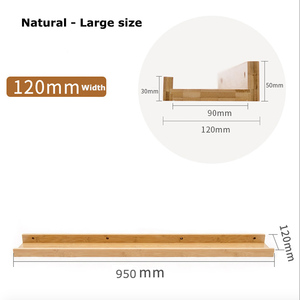 Floating Wall <strong>Shelves</strong> Wall Mount Display Rack Live Edge Floating Shelf <strong>Reclaimed</strong> <strong>Wood</strong> <strong>Shelves</strong> - Product Image 3