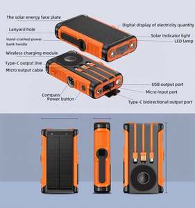 36800mAh 45W Banco <span class=keywords><strong>de</strong></span> energía solar <span class=keywords><strong>de</strong></span> carga súper rápida Energie Solaire con cargador magnético Teléfono - Product Image 4