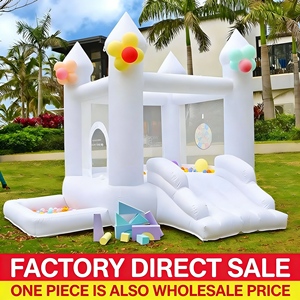 <span class=keywords><strong>Château</strong></span> gonflable facile à nettoyer pour une utilisation sur la plage de sable avec une surface de rebond lisse - Product Image 4
