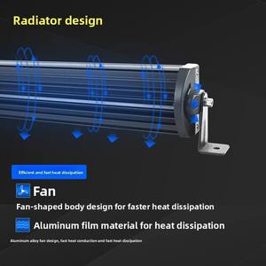 ไฟสปอร์ตไลท์โค้งคู่แบบยาวสำหรับรถยนต์ 300W 12V ไฟส่องสว่างบนหลังคารถออฟโรด สว่างพิเศษ 6000 ลูเมนส์ สินค้าใหม่ นำเข้าโดยตรง - Product Image 2