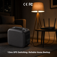 Station d'alimentation portable 1000Wh, générateur solaire avec batterie LiFePO4 500W, charge rapide 3,5H, UPS pour le camping en plein air