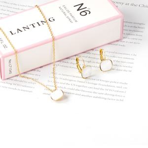 Ason Luxury 18k Gold Plated Wholesale Colourful Zircon Stainless Steel <b>Jewelry</b> <b>Set</b> <b>for</b> <b>Women</b> - Product Image 3