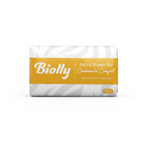 Jabón en Barra Biolly Camomila Comfort 150g - Extractos Orgánicos, Apto para Pieles Sensibles, Fragancia de Lujo - Product Image 2