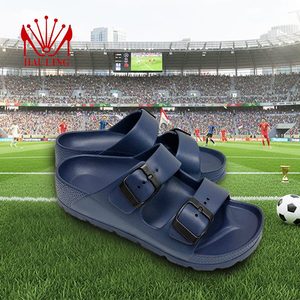 รองเท้าแตะ EVA แบบสองสายรัด สวมใส่สบาย พื้นกันลื่น ปรับระดับได้ บุรองนุ่ม เหมาะสำหรับใส่ทุกวัน - Product Image 1