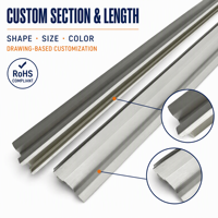 Profils en plastique extrudé sur mesure (PE/PVC) – Service de fabrication OEM – Design moderne, durable et écologique pour l'extérieur des supermarchés