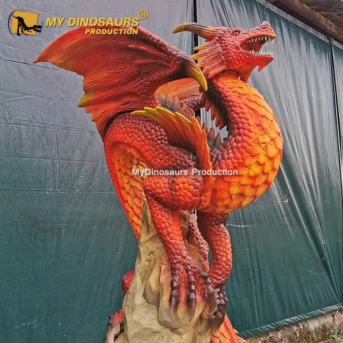 MY Dino-F10 Outdoor playground fiberglass dragon
