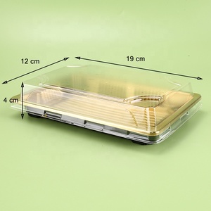 Gloden cơ sở rõ ràng nắp dùng một lần hình chữ nhật <span class=keywords><strong>Sushi</strong></span> khay donburi Hộp Ăn Trưa lấy đi thực phẩm <span class=keywords><strong>container</strong></span> nhựa <span class=keywords><strong>Sushi</strong></span> Togo <span class=keywords><strong>container</strong></span> - Product Image 2