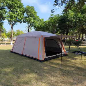Tente de camping de luxe à 3 pièces, imperméable, pour le camping en plein air, 3 chambres pour les voyages en famille, ATJT-1 *Installation rapide et résistance au vent - Product Image 4