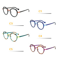 Gafas Ópticas Vintage y Modernas con Logotipo Personalizado, Montura de Acetato Colorida, MOQ Bajo, Disponibles en Stock para Usar y Leer