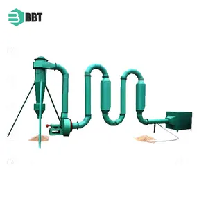 Hot Selling Biomass Gas Drying Machinery Wood Sawdust Drying Machinery Airflow Duct Dryer