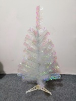 Mini Künstlicher Weihnachtsbaum PVC Schwarz Weiß Rosa Perlweiß Tischbaum für Heim- und Feiertagsdekoration