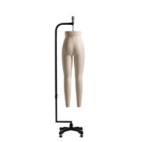 Mannequin de couture suspendu pour bas du corps féminin, réglable, en mousse, pour boutique