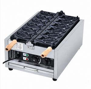 เครื่องทำวาฟเฟิลรูปปลาไทยากิ ยี่ห้อ Commercial Electric รุ่น 6 ช่อง ขนาด 3000 วัตต์ ทำจากสแตนเลส สไตล์ญี่ปุ่น - Product Image 1