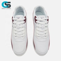 Chaussures de sport respirantes Greatshoes blanches pour hommes, chaussures de course Jinjiang, vente en gros de baskets, chaussures de sport avec logo personnalisé