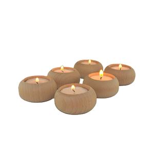 Wooden Round Shape <b>Candle</b> Holder <b>Bathroom</b> Decor Crafts Custom Wood Gift Use with Best Quality <b>Candle</b> Holder - Product Image 1