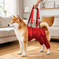 Attelle pour genou de chien, 2 protections pour pattes arrière avec poignées et sangle d'épaule, soutien antidérapant pour blessures, arthrite et récupération post-chirurgicale