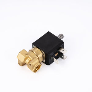 Cafetera de <span class=keywords><strong>3</strong></span> vías de 1/8 pulgadas, válvula solenoide eléctrica de latón a vapor para máquina de hacer espresso, 12V, 24V, CC, 110V, 120V, 220V, 230V, CA - Product Image 1