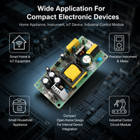 Alimentation à découpage à cadre ouvert PS-15 15W à sortie unique 5V 12V 15V 24V, module SMPS industriel pour PCB, entrée universelle