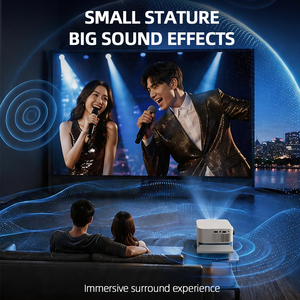 โปรเจคเตอร์อัจฉริยะ HT29 ระบบ Android 11.0 รองรับความละเอียด 2K ภาพคมชัดระดับ Native 720P โปรเจคเตอร์วิดีโอ LED พร้อม WiFi 6 แบบพกพาสำหรับโฮมซีเนม่า พร้อมขาตั้งปรับได้ 180 องศา - Product Image 6