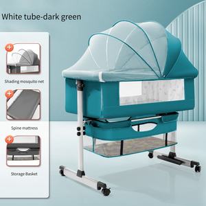 Juego <span class=keywords><strong>de</strong></span> cama <span class=keywords><strong>de</strong></span> <span class=keywords><strong>viaje</strong></span> para bebé <span class=keywords><strong>de</strong></span> alta calidad, fácil <span class=keywords><strong>de</strong></span> plegar, <span class=keywords><strong>cuna</strong></span> móvil duradera <span class=keywords><strong>de</strong></span> acero <span class=keywords><strong>de</strong></span> alto carbono, diseño moderno, mosquitera, <span class=keywords><strong>parque</strong></span> para recién nacidos - Product Image 6