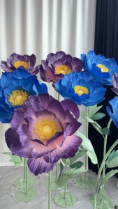 Fiore Gigante <span class=keywords><strong>di</strong></span> <span class=keywords><strong>Carta</strong></span> Personalizzato, <span class=keywords><strong>Papavero</strong></span> Gigante per Decorazioni Matrimoniali, Eventi e Vetrine, Colore e Dimensioni Personalizzabili - Product Image 6