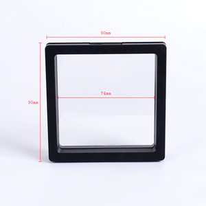 Boîte de présentation flottante transparente en film plastique pour bijoux, colliers, bagues, objets de collection, boîtes de rangement à membrane - Product Image 5