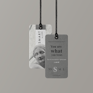 Wholesale Custom Foldover <strong>RFID</strong> Woven Hang Tags Personalised Label <strong>for</strong> <strong>Jewellery</strong> Garments Paper Ceramics Beanie Gifts Own Logo - Product Image 6