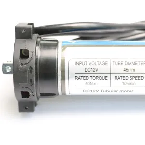 High Quality DC 24V 35N 45mm Tubular Motor/DC Tubular Motor for 70kgs door/Top one manufacturing tubular motor