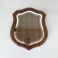 Prix de certificat en bois en forme de bouclier Plaques d'ébauches de sublimation personnalisées