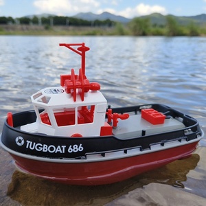 Kk New <span class=keywords><strong>Mini</strong></span> <span class=keywords><strong>Tugboat</strong></span> 2.4G 1/72 Quy Mô Chống Va Chạm Thân Máy bay 8 Km/h Tốc Độ 15Min Thời Hạn <span class=keywords><strong>RC</strong></span> Thuyền Kid Của Mô Phỏng Ánh Sáng Không Thấm Nước - Product Image 6