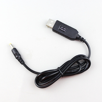 Jingsai 12V USB Booster Cable de alimentación 4,0mm Chaqueta de PVC para conectar dispositivos móviles al enrutador de altavoz USB a tipo CC