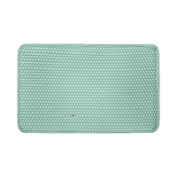 Tapis de litière pour chat en EVA en gros, spécial double couche, antidérapant, résistant à l'usure, anti-débordement, sans poussière, accessoire pour litières pour chat