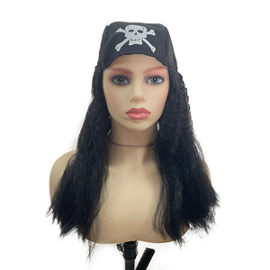 Perruque Synthétique Bouclée Ombre Pirates <span class=keywords><strong>des</strong></span> Caraïbes 26 Pouces pour Fête <span class=keywords><strong>Jeu</strong></span> de Rôle Halloween Mascarade - Product Image 2