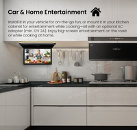 Monitor TV Mobil Android XTRONS 16 Inci dengan Layar Sentuh dan Motor Pengangkat untuk Toyota Alphard ANH30 2015-2022 Dilengkapi Speaker Bawaan