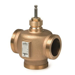 Vanne de régulation à trois voies Siemens 1 1/2 pouce pour systèmes CVC d'eau à débit logarithmique - Product Image 1
