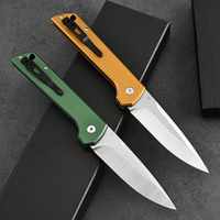 Couteau pliant en gros nouvellement conçu manche en aluminium couteau tactique d'autodéfense couteau de chasse de Camping en plein air OEM