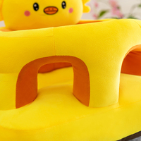 Siège de sol pour bébé en peluche douce rose papillon Kawaii, broderie florale, cadeau de vacances, vente directe d'usine