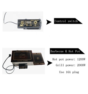 630A Hot Pot and <b>Bbq</b> Smokeless Chinese Style <b>Pan</b> Hot Pot Hot Pot One Pot - Product Image 6
