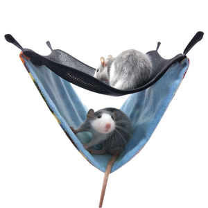 Lồng lưới vải thoáng khí hai lớp dành cho sóc bay, chuột hamster, sóc, chinchilla và chồn, tổ treo, đồ dùng cho thú cưng - Product Image 1