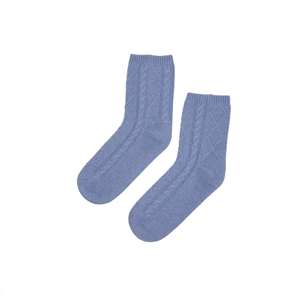 Custom Women Cashmere <strong>Socks</strong> Cable Knitted Cashmere <strong>100</strong> <strong>Wool</strong> <strong>Socks</strong> Winter Warm Soft <strong>100</strong>% Cashmere <strong>Socks</strong> - Product Image 4