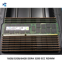Mémoire serveur DDR4 3200 MHz RDIMM Dual Rank X4 ECC 16 Go 32 Go 64 Go pour la virtualisation de centre de données d'entreprise et le calcul haute performance